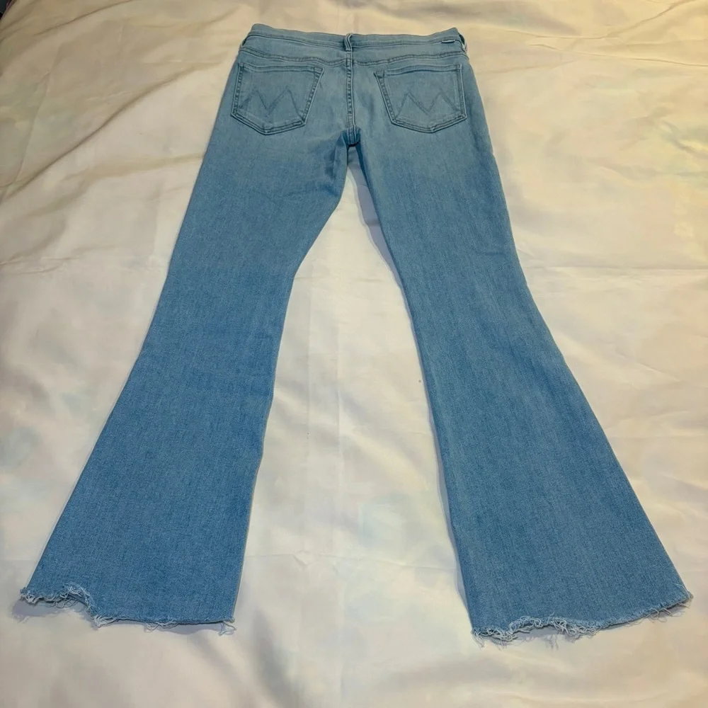 MOTHER- The Weekender Fray in Swimming Pool Sunday Size 30 Bootcut Jeans